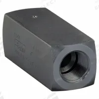 PARKER Hydraulic Check Valve: 5,000 psi, 25 gpm, 3/4 in, NPT (MPN C1200S). Key specifications — Body Material: Steel; Outlet Connection Type: NPT; Brand: PARKER; Inlet Connection Type: NPT.