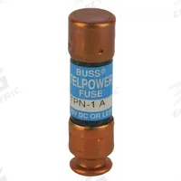 BUSSMANN Telecom Protection Fuse: TPN Series, Fast-Acting, Cylindrical, 1 A, 170 V DC (MPN TPN-1). Key specifications — Series: TPN; Brand: BUSSMANN.
