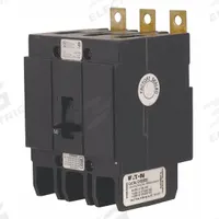 EATON Miniature Circuit Breaker: 80 A, 277/480V AC, Three Phase, 14kA at 277/480V AC, 3 Poles, Std (MPN GHB3080). Key specifications — attr195951: 80 A; attr195952: 277/480V AC; attr195953: Three; attr195954: 14kA at 277/480V AC; attr195958: Standard; attr195955: Eaton Powerline Panelboards; attr211136: EATON.