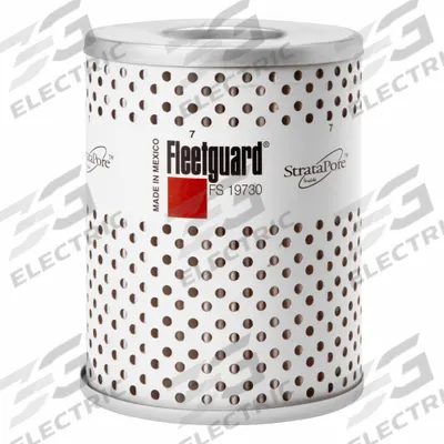 FLEETGUARD Fuel Filter: Cartridge, 4 7/16 in Overall Lg, 3 1/2 in Outside Dia - Cartridge Fuel Filters