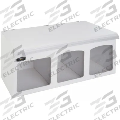 BOWMAN DISPENSERS Face Mask Dispenser: Plastic, White - Disposable Mask Dispensers