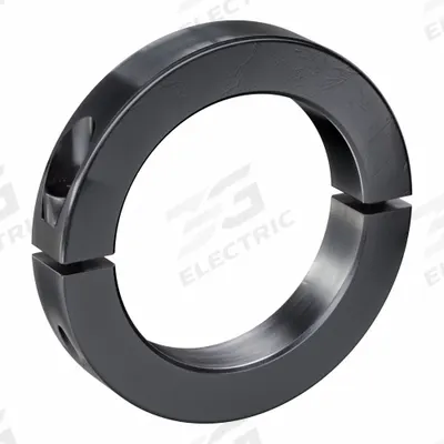 RULAND MANUFACTURING Shaft Collar: 2-Piece, Metric with Inch Bore, Round, Clamp-On - Steel Shaft Collars