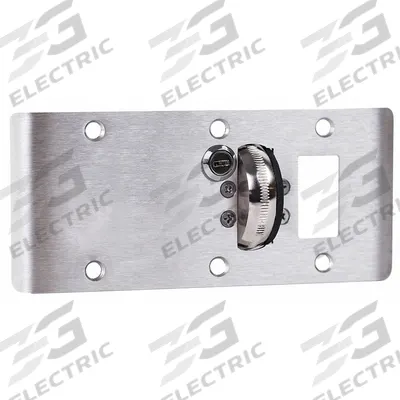 ACCURATE Door Strike Plate: Curved Lip, 5 3/4 in Lg, 4 3/4 in Wd - Double Lipped Strike Plates