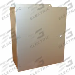 HAMMOND Electrical Enclosure: Stainless Steel, 14 in x 12 in x 6 in, NEMA 12/13/3R/4/4X, w/Panel (MPN EJ14126SS). Key specifications — Brand: HAMMOND; Closure Method: Latches; Enclosure Material: Stainless Steel; Knockouts: Not Included; Includes Inner Panel: with Inner Panel Included.