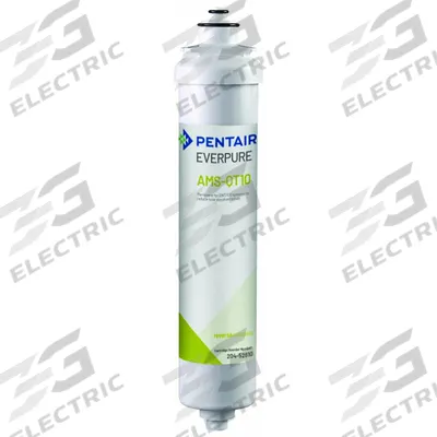 EVERPURE Water Filter Cartridge: 75 gpd, 13 1/2 in Overall Ht - Quick-Connect Water Filters for Reverse Osmosis System