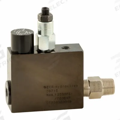 BVA HYDRAULICS Hydraulic Sequence Valve: 6 gpm Max Flow Rate, 3/8 in NPT, 3/8 in NPT, Steel - Sequencing Valves