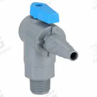 APPROVED VENDOR Manual Two-Way Ball Valve: 3/8 in, PVC, Angle, MNPT x Barb, Full Port Ball Port (MPN 6573290). Key specifications — Brand: APPROVED VENDOR.