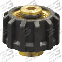 APPROVED VENDOR Quick-Connect Coupler: 1/4 in (F)NPT, 22mm x 1.5 (F) Quick Connect (MPN AL450)