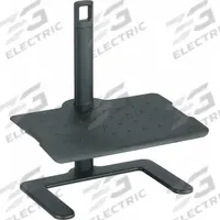 SAFCO Foot Rest: Nylon/Steel, Black, 20 in Overall Lg, 14 1/4 in Overall Wd, 21 1/2 in Overall Ht (MPN 2129BL). Key specifications — Manufacturer Part Number: 2129BL; Features: Handle; Material: Steel; Product Type: Foot Rest; Brand: SAFCO.