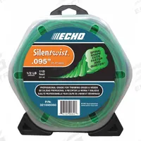 ECHO String Trimmer Line: Nylon, 0.095 in Dia, 115 ft Overall Lg, Twisted, Orange, 51 to 250 ft (MPN 321095060). Key specifications — Brand: ECHO; Compatible Manufacturer Number: DSRM-2600; Compatible Product Type: All ECHO Trimmer Heads; Material: Nylon.