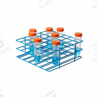 SP SCIENCEWARE Tube Rack: 8 7/8 in Overall Wd, 2 1/2 in Overall Ht, 9 in Overall Lg, Steel - Lab Storage Racks