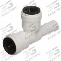 WATTS Push-Fit Tee Fitting: Tee, 3/4 in OD x 3/4 in OD x 1/2 in OD Size, Polysulfone, Reducer (MPN 3533R-1410). Key specifications — Brand: WATTS.