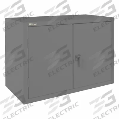 DURHAM MFG Storage Cabinet: 48 1/4 in x 24 1/4 in x 36 in, Swing Handle & Padlockeable - Industrial Shelf Cabinets