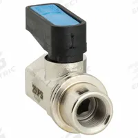 APPROVED VENDOR Manual Two-Way Ball Valve: 1/8 in, Nickel-Plated Brass, Straight, FNPT x FNPT, Wedge (MPN G-MVFP-18F). Key specifications — Brand: APPROVED VENDOR; Handle: Wedge.