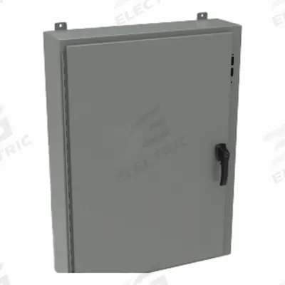 HAMMOND Disconnect Enclosure: NEMA 12/13/4, Powder-Coated Steel, 30 in x 25 in x 8 in - Disconnect Switch Electrical Enclosures