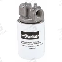 PARKER Hydraulic Spin-on Filter: 20 gpm Max. Flow, 150 psi Max. Pressure, Paper (MPN 12AT103CBPCN12H). Key specifications — attr95846: Paper; attr98907: PARKER; attr95844: 3.