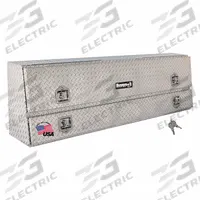BUYERS PRODUCTS Contractor: Topside Truck Box, Double Lid Lid, T-Handle, Single Point locking, Keyed (MPN 1705650). Key specifications — Brand: BUYERS PRODUCTS; Color: Silver; Lock Type: Keyed.
