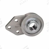 IPTCI BEARINGS 3 Bolt Flange Bearing: Radial Ball, 50 mm Bore, SS, Set Screws, 118 mm Lg, 54.6 mm Wd (MPN SUCSFB210-50MM IP69K). Key specifications — Bore Type: Cylindrical; Brand: IPTCI BEARINGS; Lubricant Material: H-1 Grease; Mounting Bolt Size: 7/16 in; Split Housing: Not Split; System of Measurement: Metric.