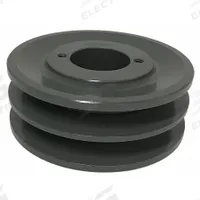 APPROVED VENDOR V-Belt Sheave: 2BK52H, 2 Groove, 4.95 in OD, Bushed Bore, H/QT, Cast Iron. Key specifications — Pulley Industry Number: 2BK52H.