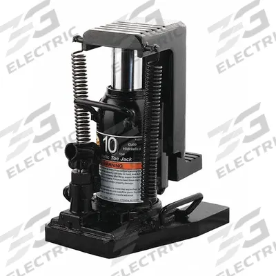 OMEGALIFT Toe Jack: Steel, Manual Handle, Mechanical, 10 ton Load Capacity - Low-Clearance Toe Jacks