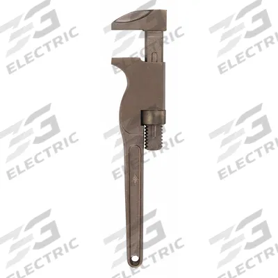 AMPCO Monkey Wrench: Aluminum Bronze, 2 13/16 in Jaw Capacity, Serrated, 15 in Overall Lg - Nonsparking Monkey Wrenches