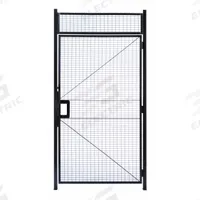 WIRECRAFTERS Hinged Door: 8 1/2 ft H x 4 3/8 ft W x 2 in D, Gray, Enamel/Powder-Coated (MPN HD478). Key specifications — Finish: Powder-Coated; Material: Steel; Mounting Orientation: Right; Includes Mounting Hardware: Yes; Brand: WIRECRAFTERS.