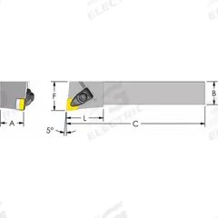 ULTRA-DEX USA Indexable Turning and Profiling Tool Holder: DCLNL 20-4D (MPN 974-000-003). Key specifications — attr257703: DCLNL 20-4D.