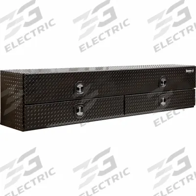 BUYERS PRODUCTS Side-Mount Truck Box: Side-Mount Truck Box, T-Handle Compression - Dual Flip-Up Drop-Down Door Topside Boxes