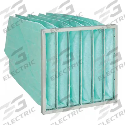 GRAINGER Pocket Air Filter: 20 in x 20 in x 22 in, MERV 11, Green, Fiberglass - MERV 11 Pocket Air Filters