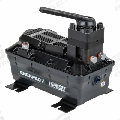 ENERPAC Air Hydraulic Pump: 5,000 psi Max. Op Pressure - Medium-flow Air-Operated Hydraulic Pump Units