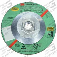 3M Cut-Off & Grinding Wheel: Type 27, 7" x 1/8" x 5/8"-11, Ceramic, 36 Grit, Green Corps (MPN 60440098188). Key specifications — Series: Green Corps; Brand: 3M.