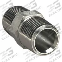 PARKER Metal Pipe Straight: Straight, Carbon Steel, 1/4 in x 1/4 in, 8,000 psi (MPN 4-4 MHN-S). Key specifications — Pipe Fitting Material: Carbon Steel; Brand: PARKER; Maximum Operating Pressure: 8,000 psi; (DO NOT SEND) Manufacturer Location: Globally Sourced; Fitting Pipe Size: 1/4 in x 1/4 in.