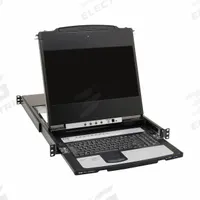 EATON TRIPP LITE Server Management Console: KVM Included, Single User Users Supported, 8 CPUs - Max (MPN B030-DP08-17D). Key specifications — Includes: (2) 6 ft USB 2.0 A/B Cables; Brand: EATON TRIPP LITE; Connection Technology: DisplayPort; Port Selection and Control Style: Push Button; Product Type: KVM Switch Console; Supply Voltage: 100-240 V; Supported Video Resolution - Maximum: 1920x1080 @ 60 Hz.