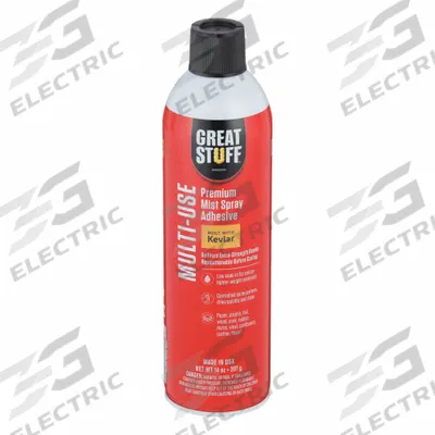 GREAT STUFF Mist Spray Adhesive: Multi-Use, 14 fl oz, Aerosol Can - General Purpose Spray Adhesives