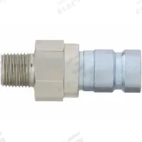 AEROQUIP Hydraulic Quick Connect Hose Coupling: 1/4 in Coupling Size, Steel, 1.89 lpm Max. Flow Rate (MPN FD90-1012-02-04). Key specifications — Body Material: Steel; Thread Size: 1/8"-27; Brand: AEROQUIP.