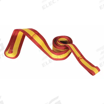VESTIL Wheel Chock Strap Kit: 1 in Overall Wd, 1/8 in Overall Ht, Nylon, 3 ft Overall Lg - Chains & Ropes for Wheel Chocks
