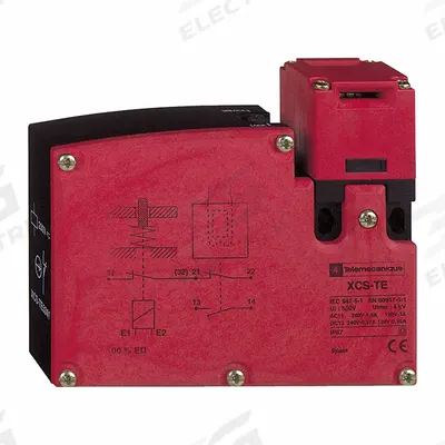 TELEMECANIQUE SENSORS Safety Interlock Switch: XCSTE Series, 2NC - Key-Actuated Safety-Interlock Switches