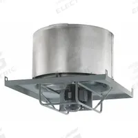 Axial Upblast Roof Exhaust Fan: Direct Drive, 42 in Blade, 28,970 cfm, TEFC, 5 hp, 230/460V AC, 3 (MPN AML-42-5-3-EXP). Key specifications — Number of Speeds: 1; Nameplate Voltage: 230/460V AC; Brand: AMERICRAFT FAN.