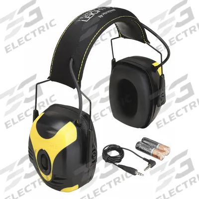 HOWARD LEIGHT BY PIP Industrial Ear Muffs: Over-the-Head Earmuff, Active Noise-Suppressing - Active Noise-Suppressing Over-the-Head Earmuffs