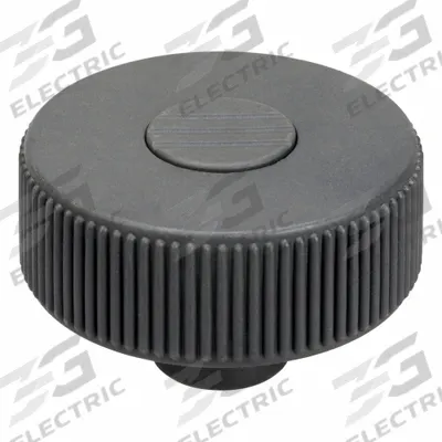 KIPP Hand Knob: Knurled, Plastic w/ Steel Thread, M10 Thread, 14 mm Thread Lg - Knurled Knobs with Threaded Hole