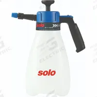 SOLO Handheld Sprayer: Spot, 1/2 gal Tank, Poly Tank, 30 ft Max Spray Distance, 45 psi, Adj Nozzle (MPN 304-A). Key specifications — Brand: SOLO; Chemical Compatibility: Acids; Tank Material: Poly.