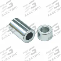 APPROVED VENDOR Chrome Spacer: 1/2 in Screw Size, 2 1/2 in Overall Lg, Round, Steel, Chrome-Plated (MPN MPB4327). Key specifications — For Screw Size: 1/2 in; Color: Silver; Brand: APPROVED VENDOR.