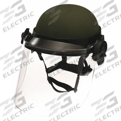 PAULSON Riot Control Face Shield: Universal, Polycarbonate - Riot Face Shields
