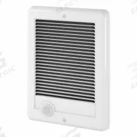 CADET Recessed Electric Wall-Mount Heater: 750 W/563 W, 240/208V AC, Single Phase, 240V AC, 1-phase (MPN CST402). Key specifications — Grille Color: Black; Programming Capability: Non-Programmable; Wattage Output: 750 W/563 W; Voltage, Phase: 240V AC, 1-phase; Rough-In Dimensions - H x W x D: 10-1/8 in x 14-1/2 in x 4 in; Nominal Voltage - HVAC: 240V AC; Brand: CADET; Phase: Single.