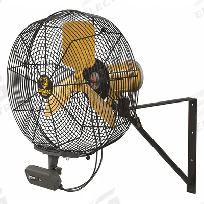 BIG ASS FANS Mounted Fan: 20 in Blade Dia, 120V AC, 1/3 hp Motor HP, Wall Mount - Standard Industrial Wall-Mount Fans