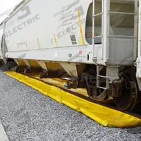 ENPAC Center Track Pan: Center Track Pan, 20 ft x 56 in x 4 in, 232 gal Spill Capacity, PVC (MPN 49-5620-YE-RRC). Key specifications — Material: PVC; Brand: ENPAC.