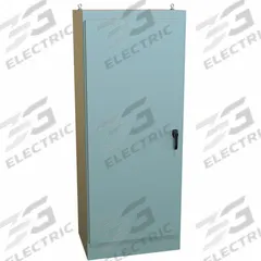 HAMMOND Electrical Enclosure: Steel, 90 in x 36 in x 24 in, NEMA 12, Solid Cover, Hinged, Dust Tight (MPN 1418YYD24). Key specifications — Brand: HAMMOND; Closure Method: Handle; Knockouts: Not Included.