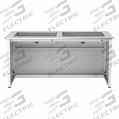 VERSADESK Computer Desk: Wood, White, 0 Drawers, 60 in Overall Wd, 31 in Overall Ht - Downview Computer Desk