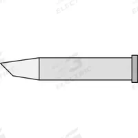 WELLER Soldering Tip: XT Series, Bevel, 3.2 mm W, 37 mm Lg (MPN T0054471099). Key specifications — Compatible Handpiece Manufacturer Model Number: WP 120; Manufacturer Part Number: T0054471099; Brand: WELLER.
