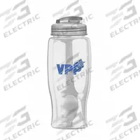 QUALITY RESOURCE GROUP Water Bottle: 27 oz Capacity, Clear, PETE, BPA-Free, Bottle (MPN TB27UGS). Key specifications — Brand: QUALITY RESOURCE GROUP.